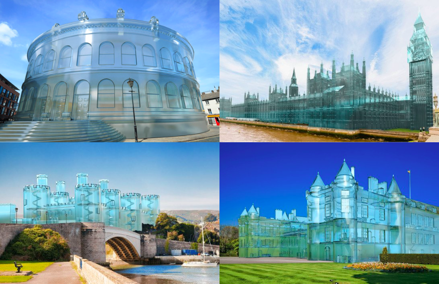 Local business works with University of Huddersfield student to reimagine UK landmarks in glass