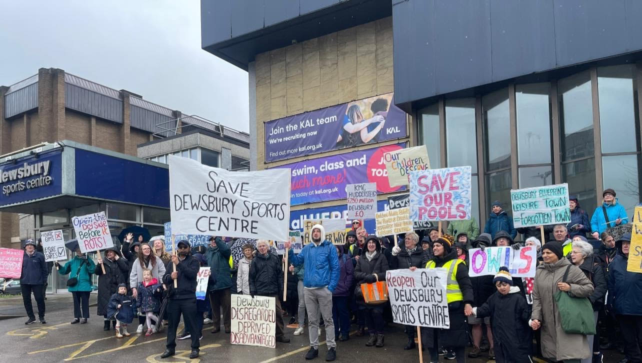 Rain Doesn't Dampen Spirits as Dewsbury Residents Rally for Sports Centre Reopening