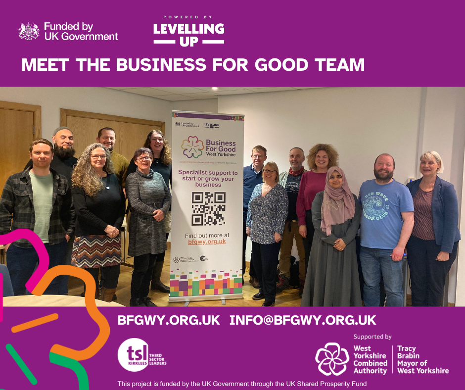 New Business Support Programme for Co-operatives, Social Enterprises & Community Businesses in West Yorkshire