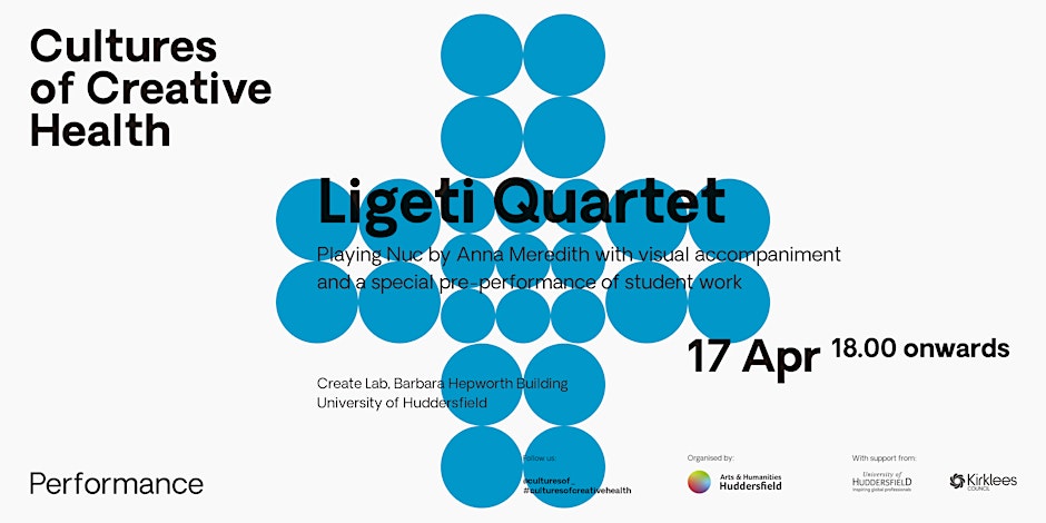 Ligeti Quartet and Anna Meredith Fuse Musical Worlds at free University of Huddersfield Performance