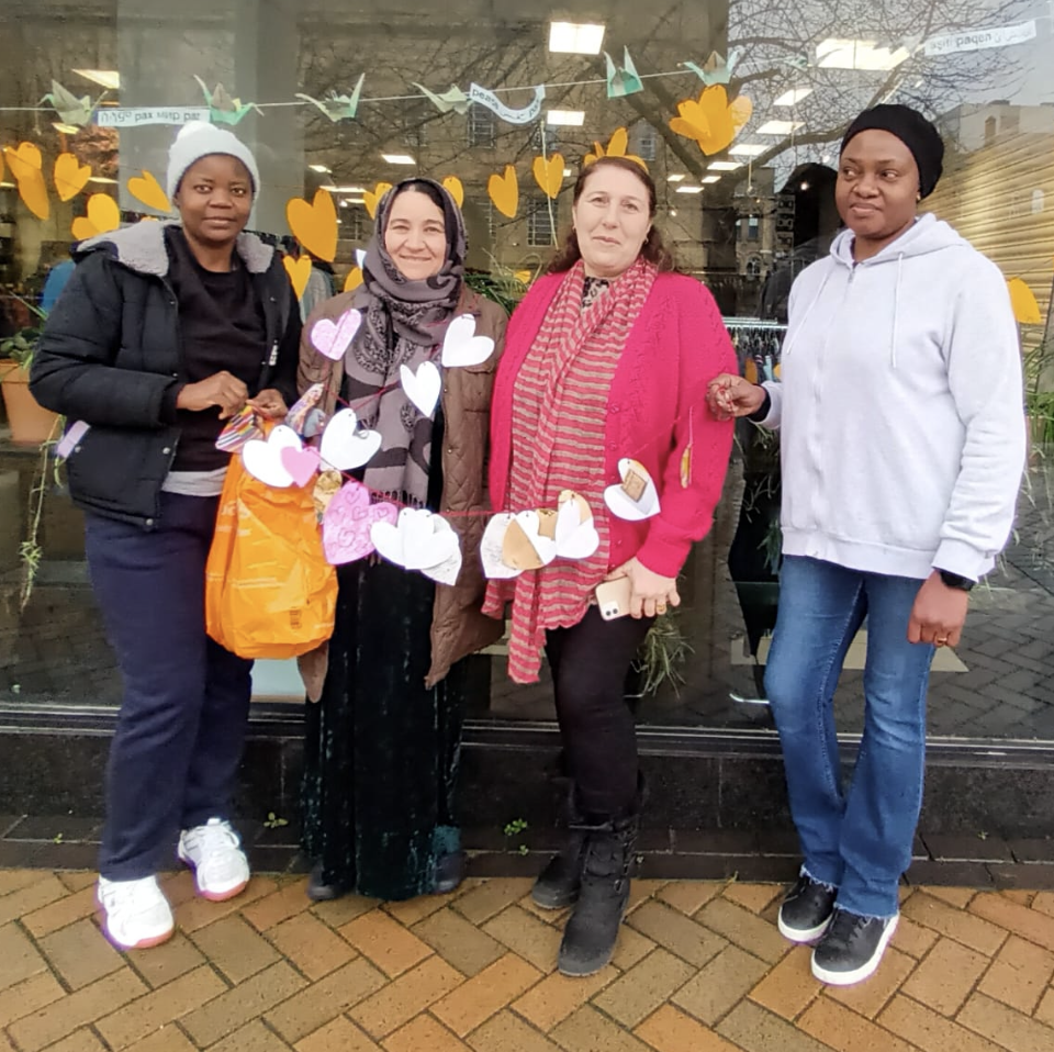 “Our Home “- Huddersfield Refugee Groups and Creative Projects to Celebrate Refugee Week 2024 at Huddersfield Piazza