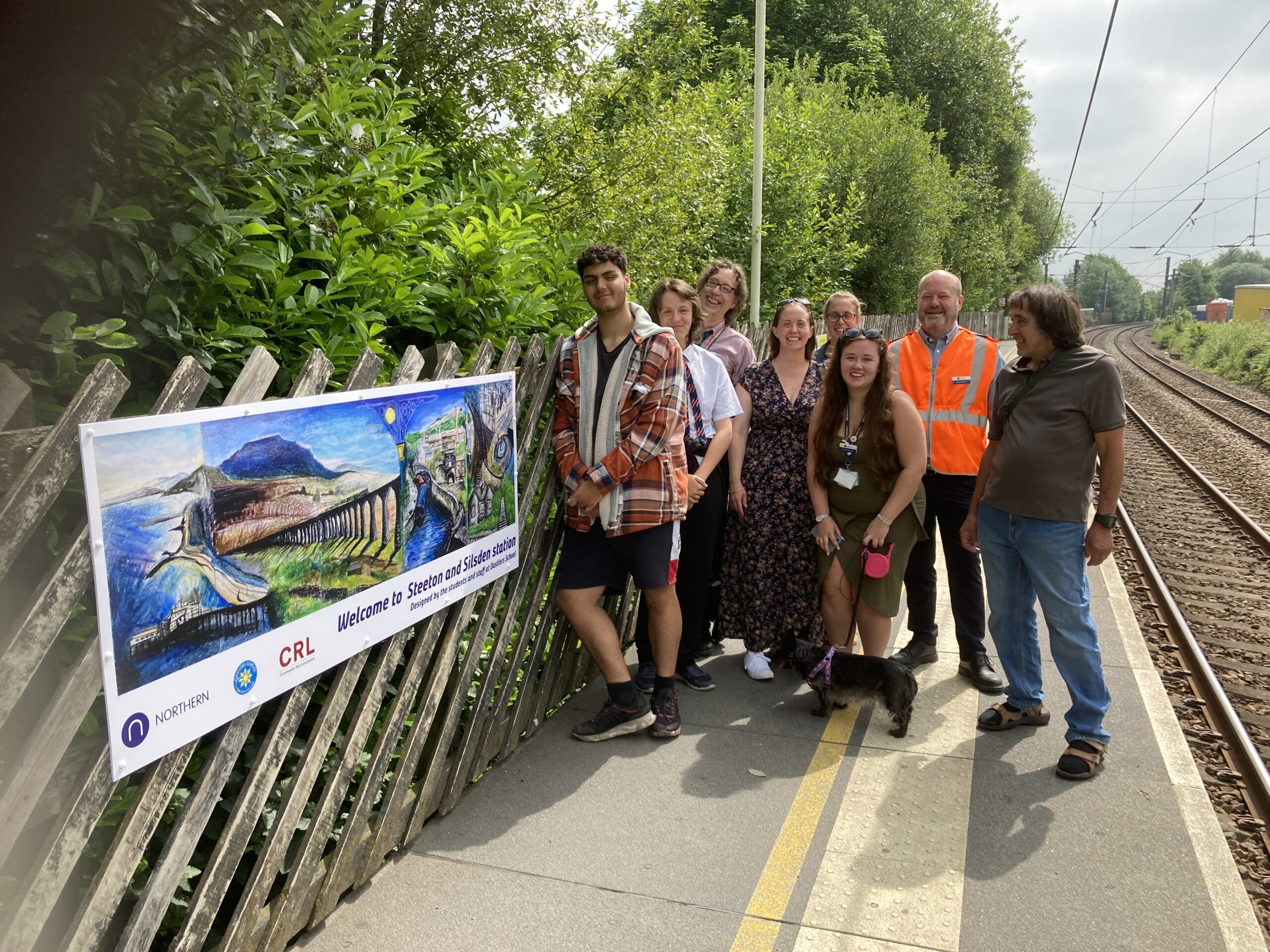 Artwork Created By Students Unveiled at Northern Station in West Yorkshire