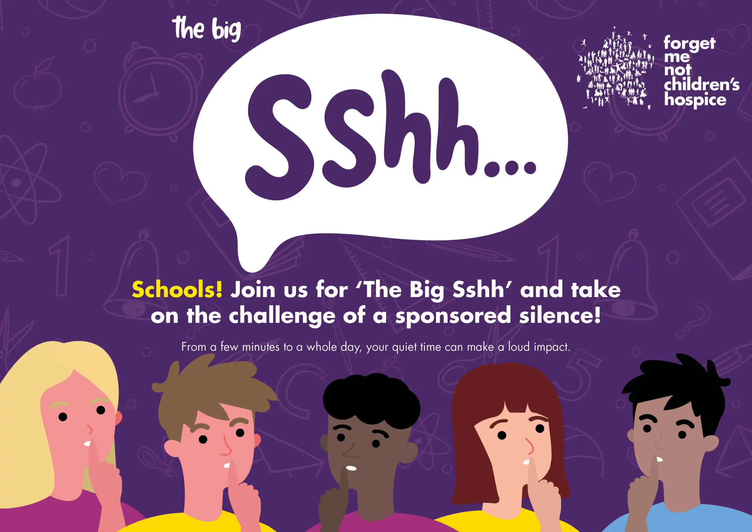 Forget Me Not Calls on Schools to Join The Big Sshh