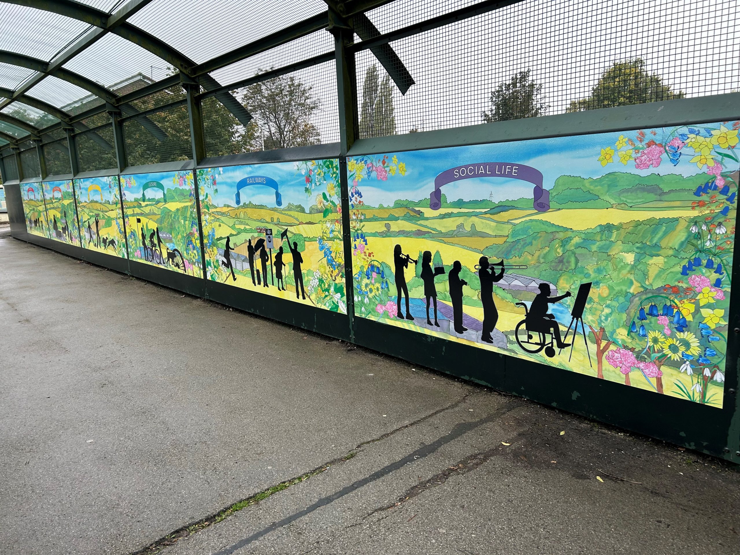Artwork Used to Combat Vandalism at West Yorkshire Station