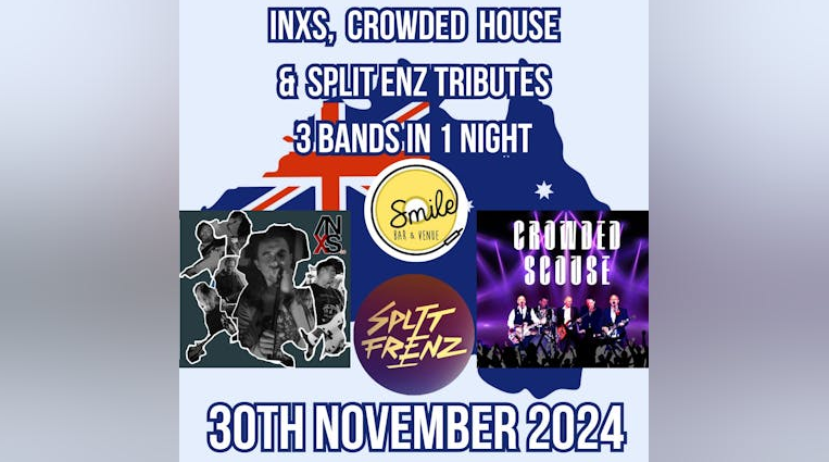 Australian Themed Tribute Acts Set to Rock Huddersfield’s Smile Bar