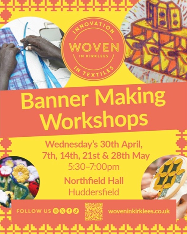 Get Stitching! Join the WOVEN Banner Workshops This Spring