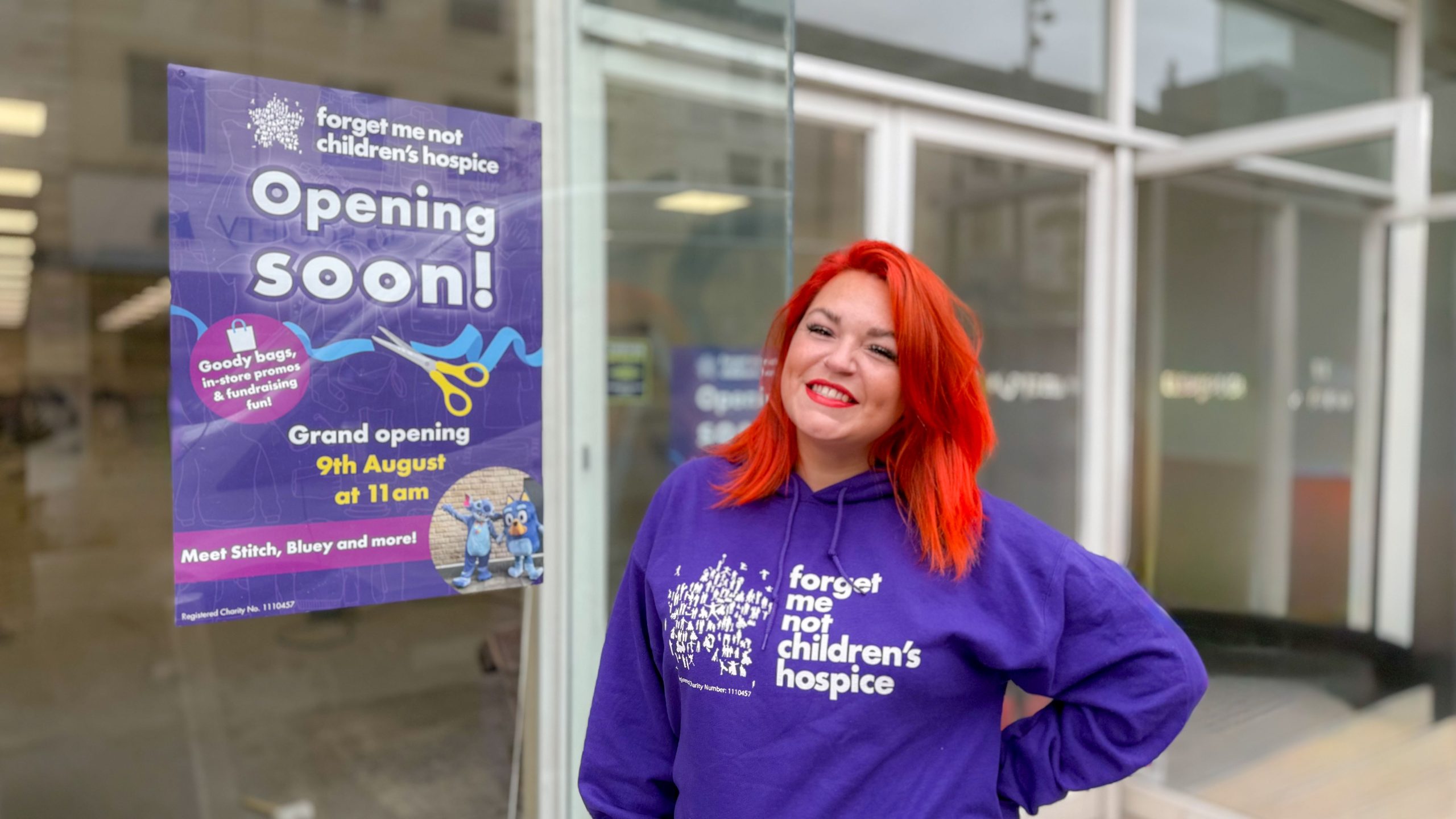 Bluey, Stitch and Darth Vader to Celebrate Opening of New Forget Me Not Charity Shop in Huddersfield