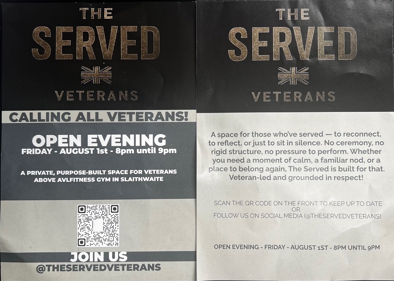 “The Served” Offers Slaithwaite Veterans a Place to Reconnect and Reflect