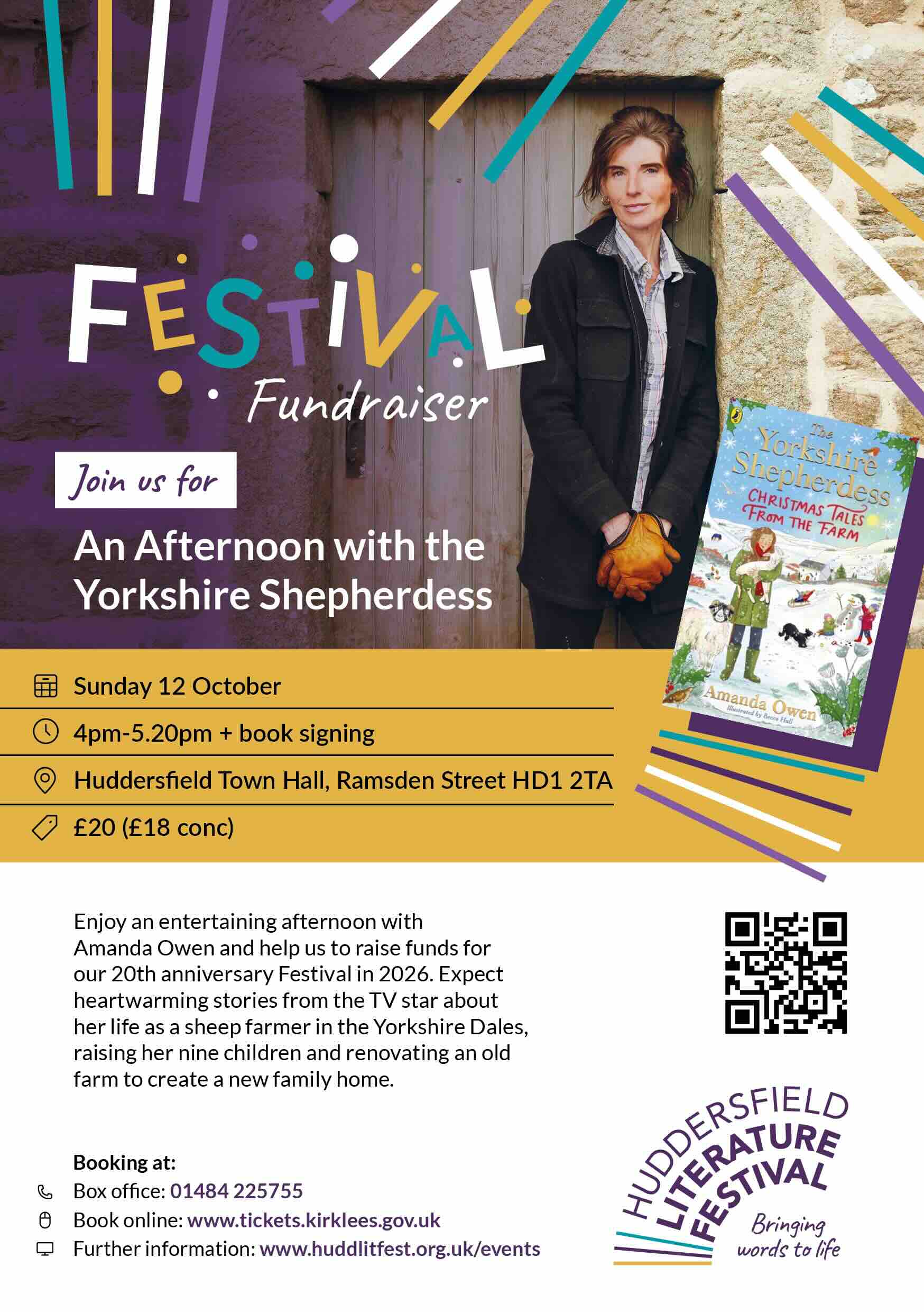 Huddersfield Literature Festival Launches Fundraising Drive Ahead of 20th Anniversary