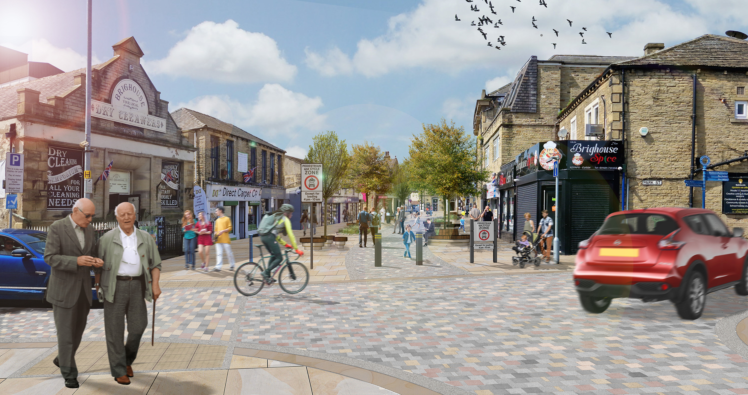 Major Transformation of Brighouse Town Centre to Begin as Contractor Unveils Construction Plans