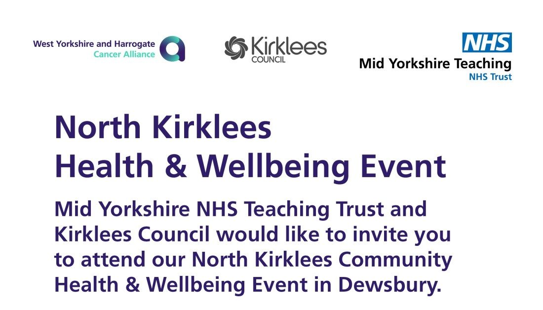 Dewsbury to Host Cancer Awareness and Wellbeing Event on 5 November