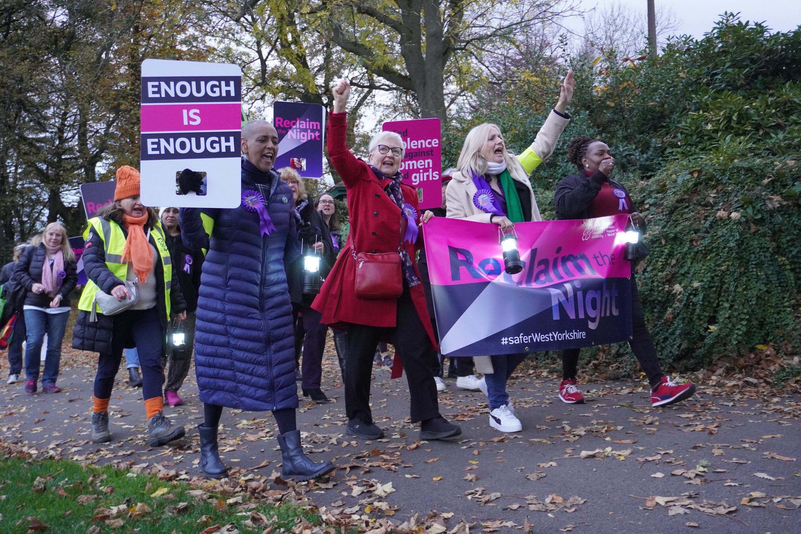 West Yorkshire Unites to Reclaim the Night and Demand Safety for Women and Girls