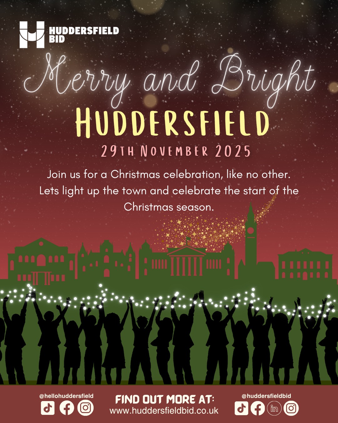 Huddersfield Set for Dazzling Day of Festive Magic This Weekend