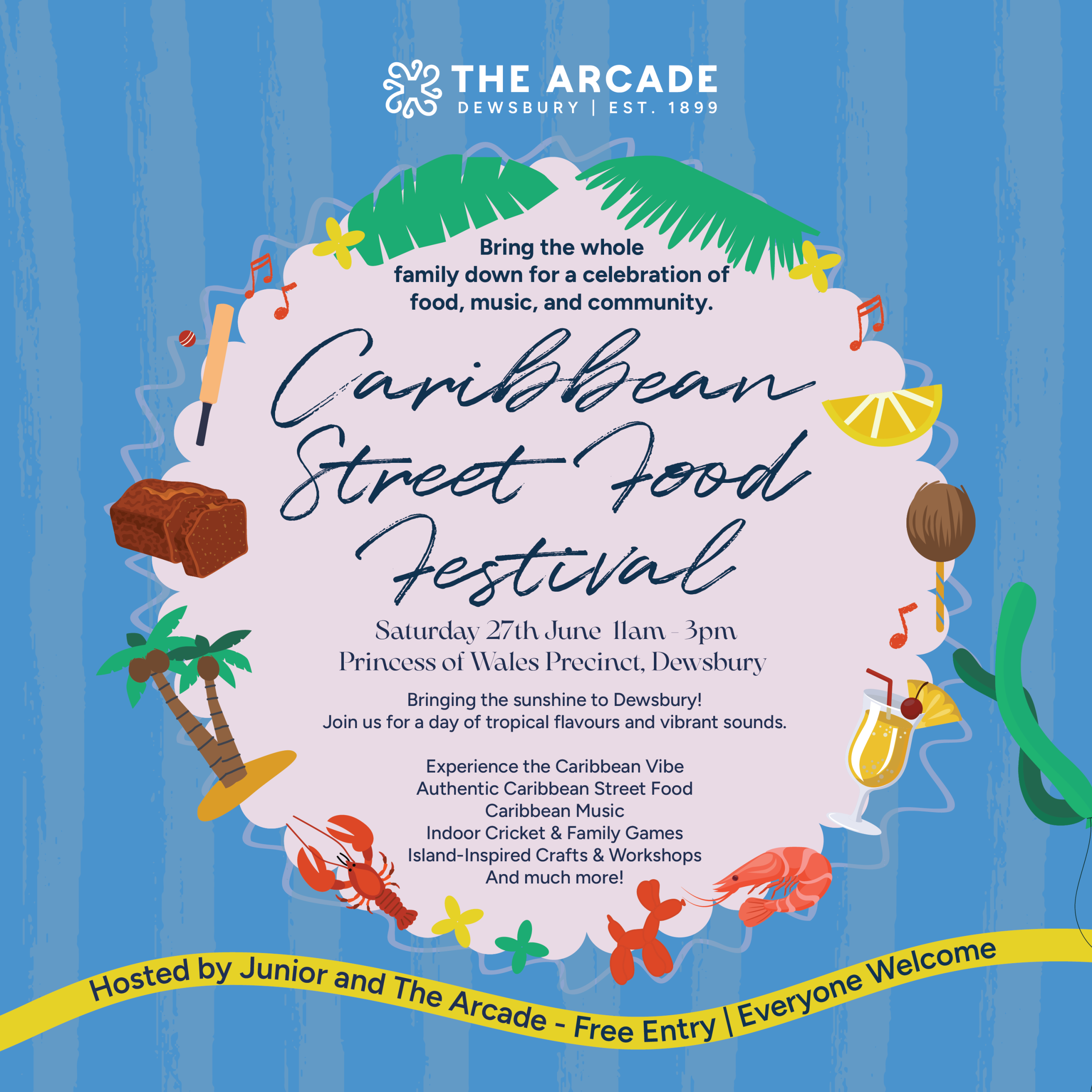 Caribbean Street Food Festival to Bring a Taste of the Islands to Dewsbury Town Centre