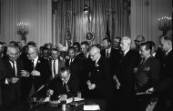 Signing of the Civil Rights bill 1964 | Windrush Tapestry