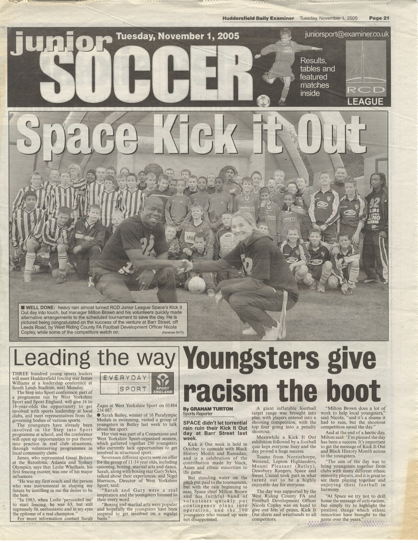 SPACE Football Academy | Windrush Tapestry