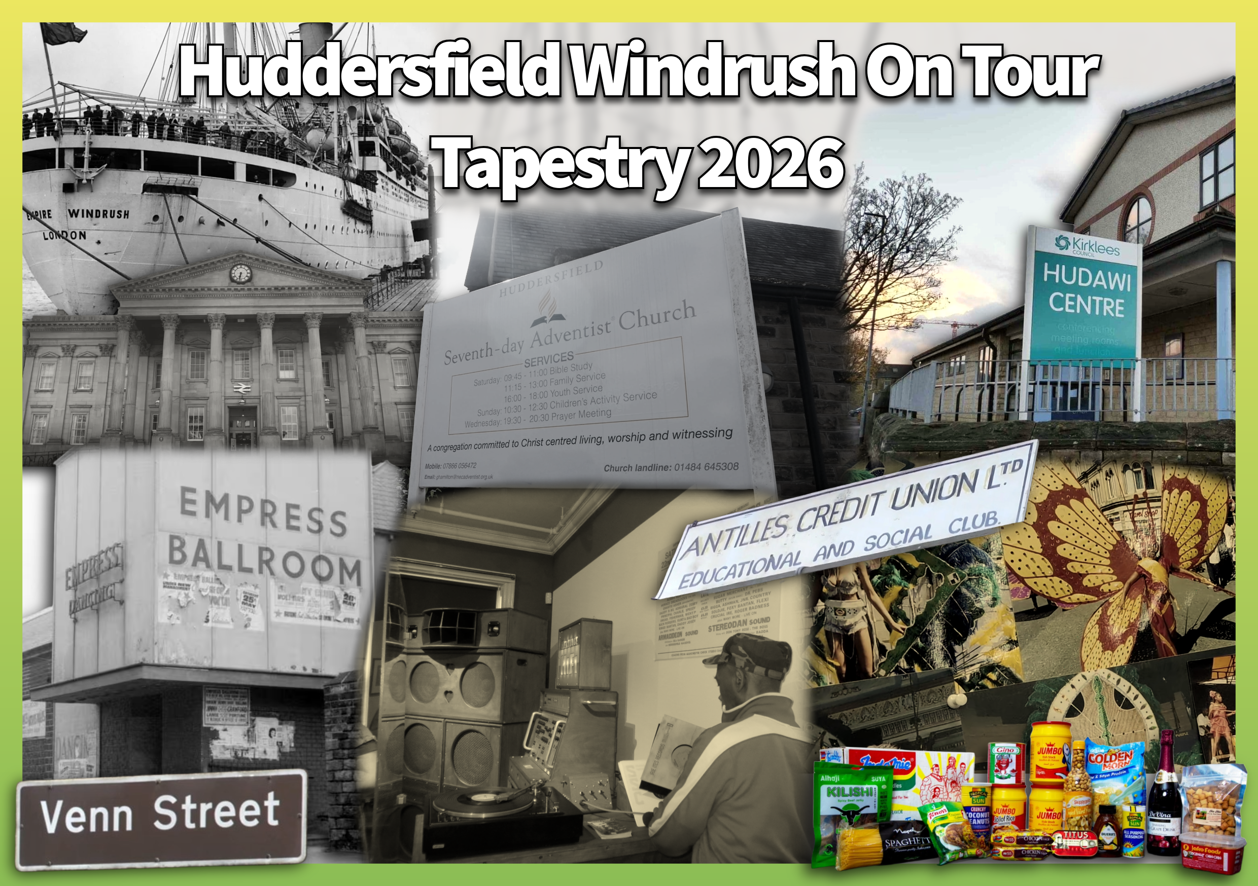 Huddersfield Seventh-Day Adventist Church and Kirklees Local TV to Unveil Windrush On Tour Tapestry on Windrush Day 2026