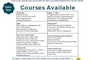 Free adult learning courses available to people across Kirklees